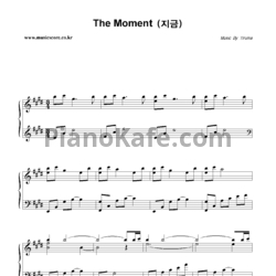 Ноты Yiruma - The moment - предпросмотр