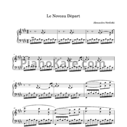 Ноты Alexandra Streliski - Le Noveau Dèpart - предпросмотр