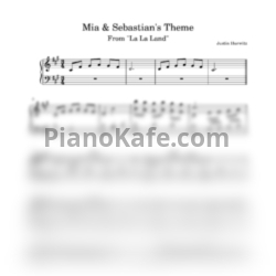 Ноты Justin Hurwitz - Mia and Sebastian's theme (Piano cover) - предпросмотр