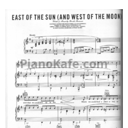 Ноты Billie Holiday - East of the sun (And west of the moon) - предпросмотр