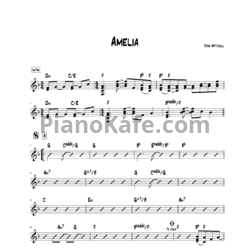 Ноты Joni Mitchell - Amelia - предпросмотр