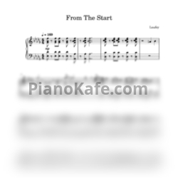 Ноты Laufey - From the start - предпросмотр