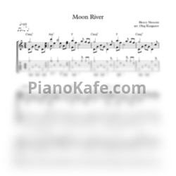 Ноты Henry Mancini - Moon River (arr. Oleg Kurguzov) - предпросмотр