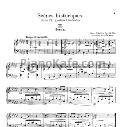 Ноты Ян Сибелиус - Scena (Op. 25, №2) - предпросмотр