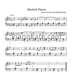 Ноты David Arnold and Michael Price - Sherlock's theme (Версия 3) - предпросмотр