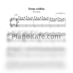 Ноты Two Lanes - From within - предпросмотр