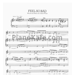 Ноты Elvis Presley - Feel so bad - предпросмотр