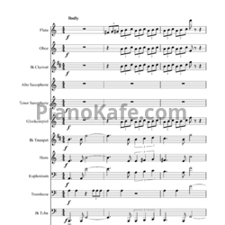 Ноты Michael Giacchino - The Incredibles (Партитура) - предпросмотр