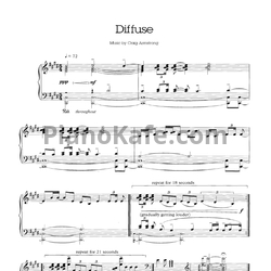 Ноты Craig Armstrong - Diffuse - предпросмотр