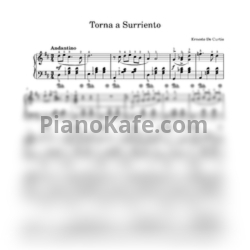 Ноты Luciano Pavarotti - Torna a Surriento (Вернись в Сорренто) - предпросмотр