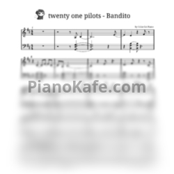 Ноты Twenty one pilots - Bandito - предпросмотр