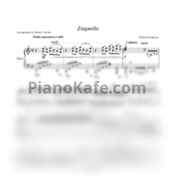 Ноты Еркеш Шакеев - Zingarella (Piano solo)
