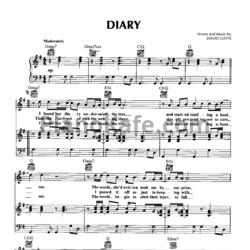 Ноты Bread - Diary
