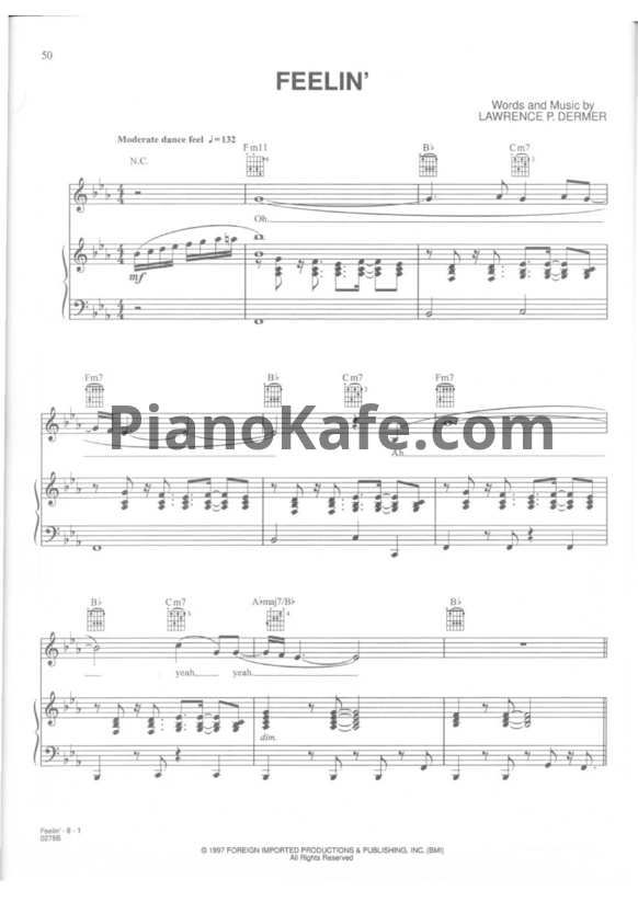 Ноты Gloria Estefan - Feelin' - PianoKafe.com