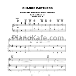 Ноты Irving Berlin - Change partners - предпросмотр