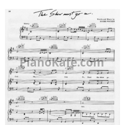 Ноты Pink Floyd - The show must go on - предпросмотр