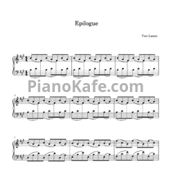 Ноты Two Lanes - Epilogue - предпросмотр