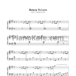 Ноты Kevin Kern - Return to love - предпросмотр