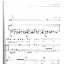 Ноты Natalie Imbruglia - Impressed - предпросмотр