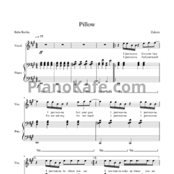 Ноты Bebe Rexha - Pillow - предпросмотр