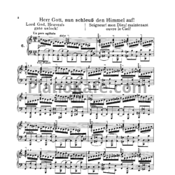 Ноты И. Бах - Хоральные прелюдии для органа. Часть 2, №№ 6-9 - предпросмотр