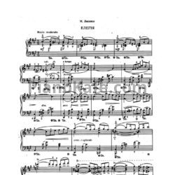 Ноты Николай Лысенко - Элегия - предпросмотр