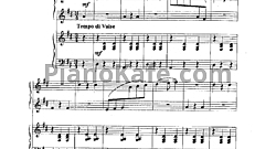 Вальс из оперы "Евгений Онегин" (для фортепиано в 4 руки)