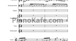 Carol of the bells (Партитура)