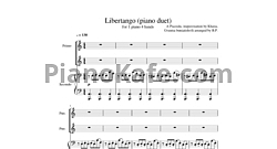 Libertango (для фортепиано в 4 руки)