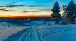 Зимний вечер (Winter evening)