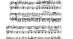 Шутка из оркестровой сюиты №2 (для фортепиано в 4 руки)